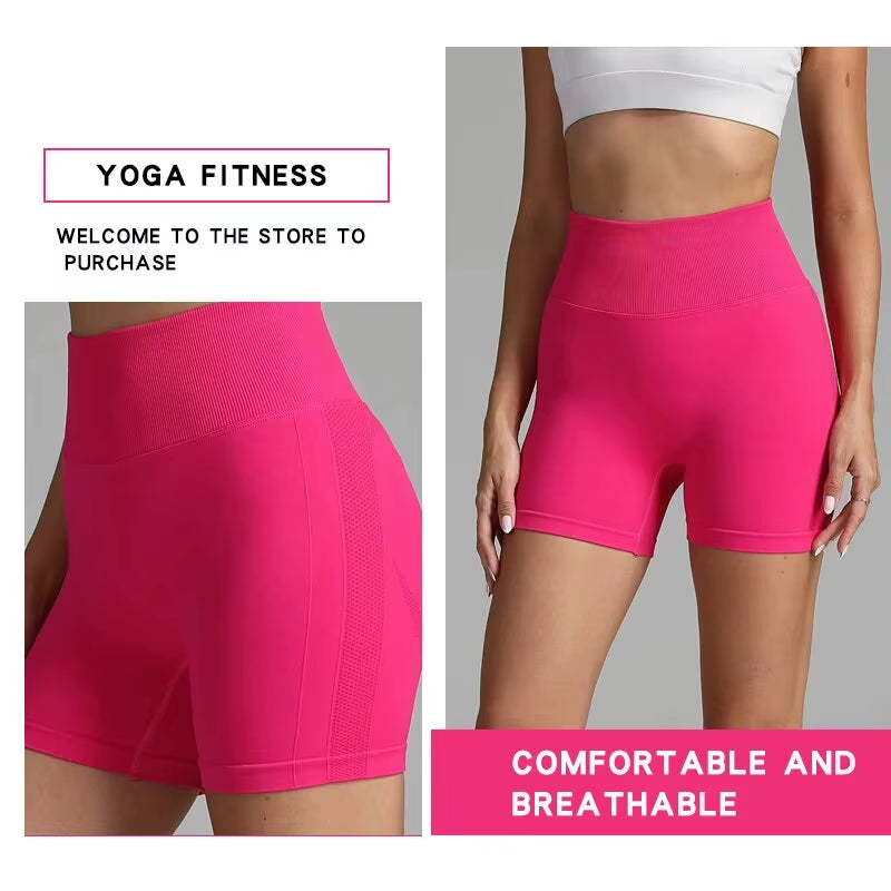 Women Shorts Seamless Sports Shorts for Women Cycling Jogging Fitness High Waist Push up Gym Shorts Leggings Women Yoga Clothing