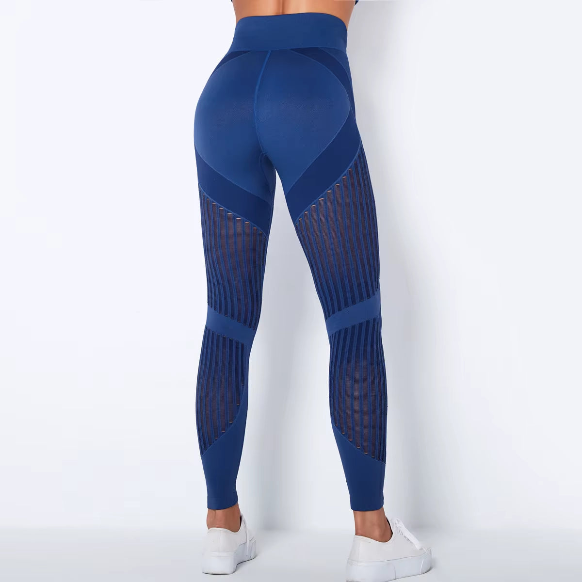 Fashion Mesh Leggings Women Fitness Workout Leggings High Waist Patchwork Legging Breathable Sportswear Jeggings