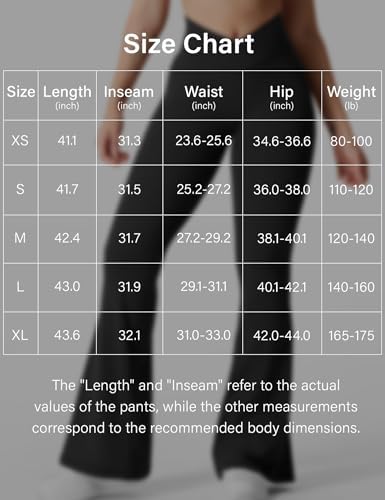 Flare Scrunch Leggings for Women V Cross Waist Bell Bottom Yoga Pants Tummy Control Bootcut Workout Leggings