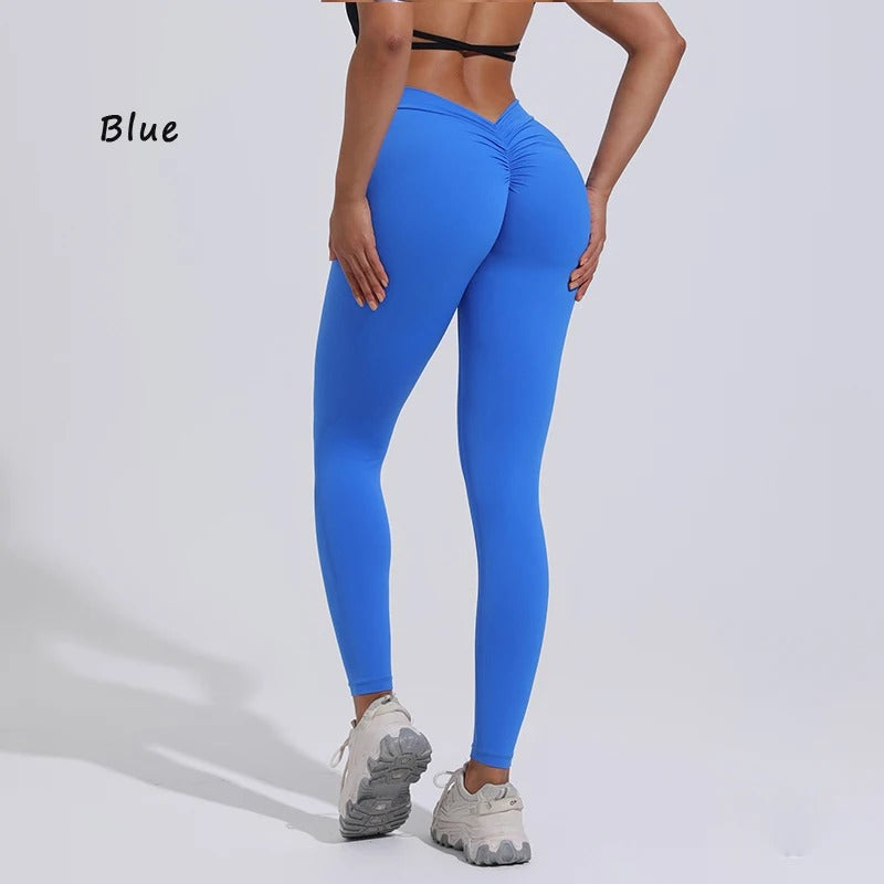 DIAS FIT JOY Women's Yoga pants back V-waist buttocks lifting pants high waist sports and fitness pants sports pants