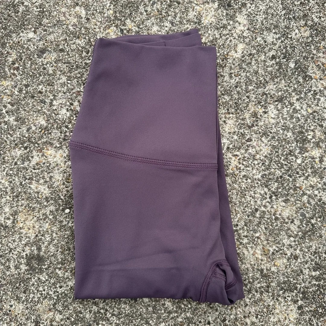 Solid Color High Waist Yoga Legging Athletic soft Women Sport Pant Tight Butter Gym Comprehensive Training Jog Back Waist Pocket
