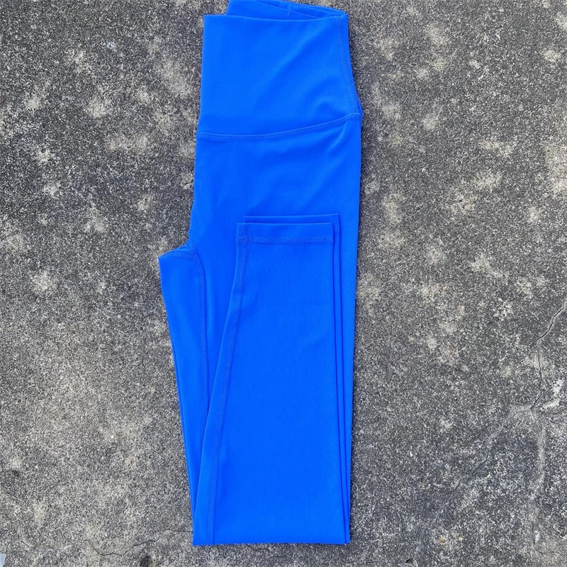 25" Yoga Sports Leggings With Pockets Women's Gym High Waist Tights Plus Size Fitness Soft Yoga Pants Running Training Trousers