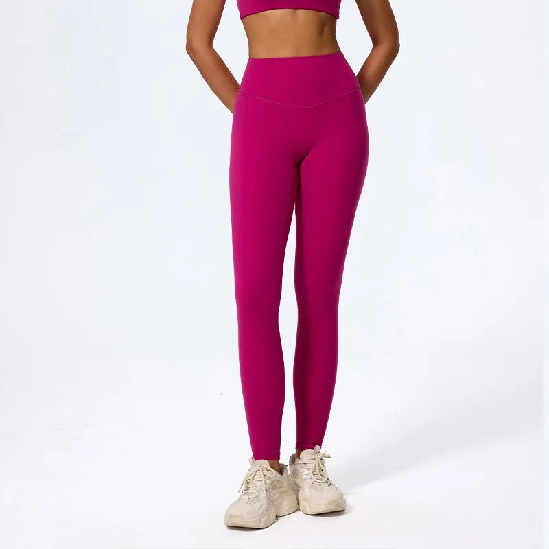 Super Soft Fabrics High Waist Leggings Quick-Dry Gym Yoga Pants Running Workout Tights Push Up Sports Leggings Women