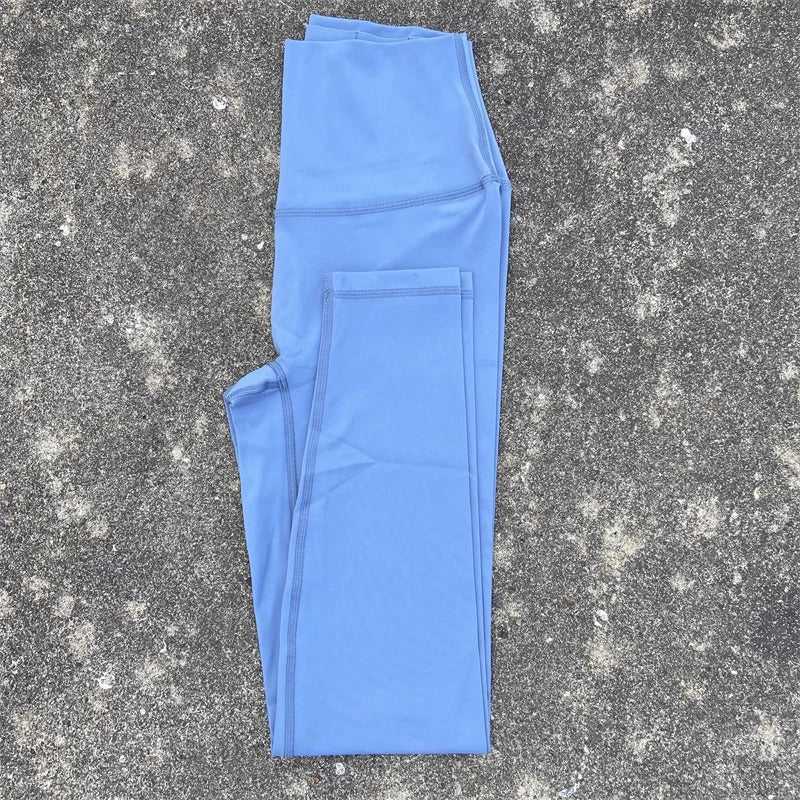 25" Yoga Sports Leggings With Pockets Women's Gym High Waist Tights Plus Size Fitness Soft Yoga Pants Running Training Trousers