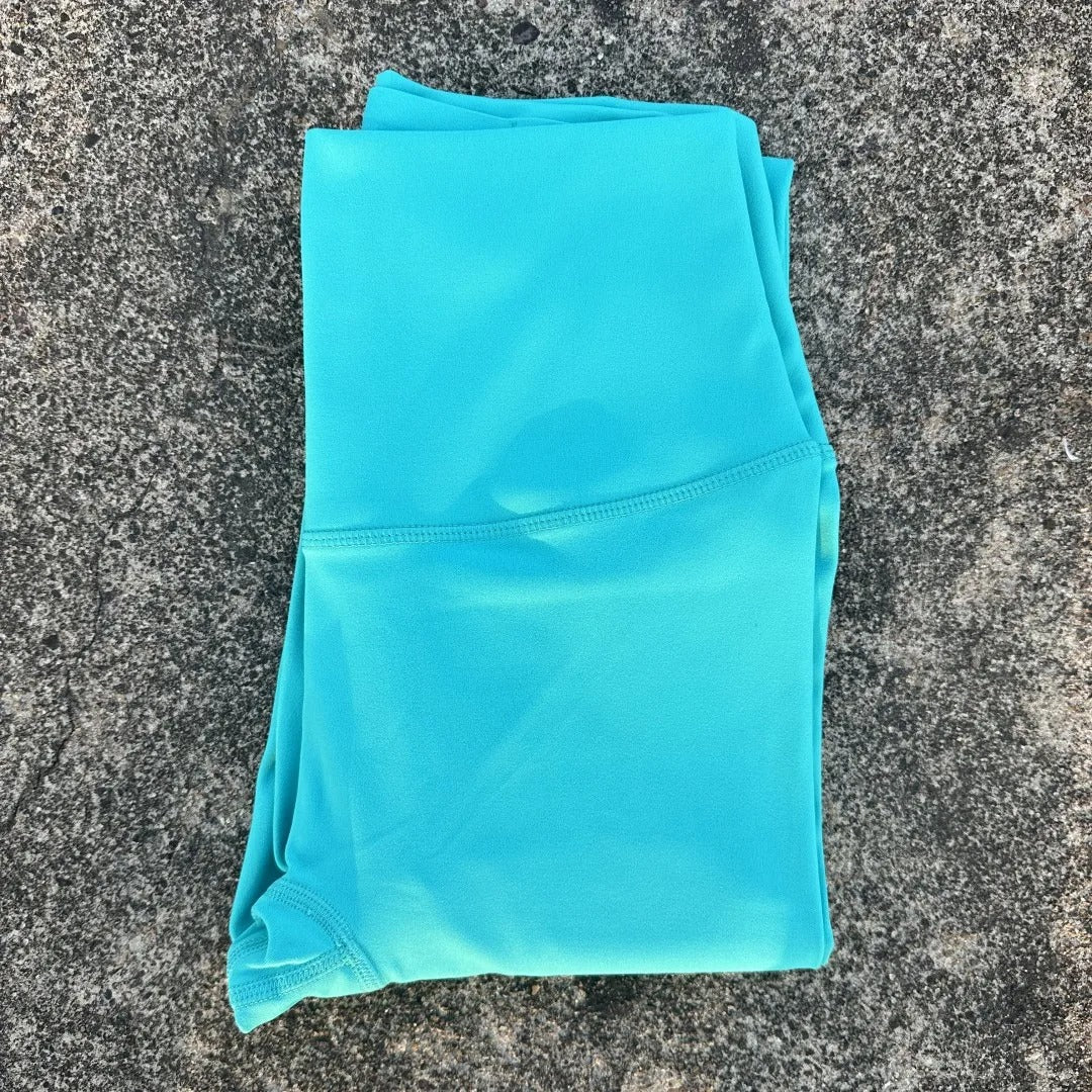 Solid Color High Waist Yoga Legging Athletic soft Women Sport Pant Tight Butter Gym Comprehensive Training Jog Back Waist Pocket