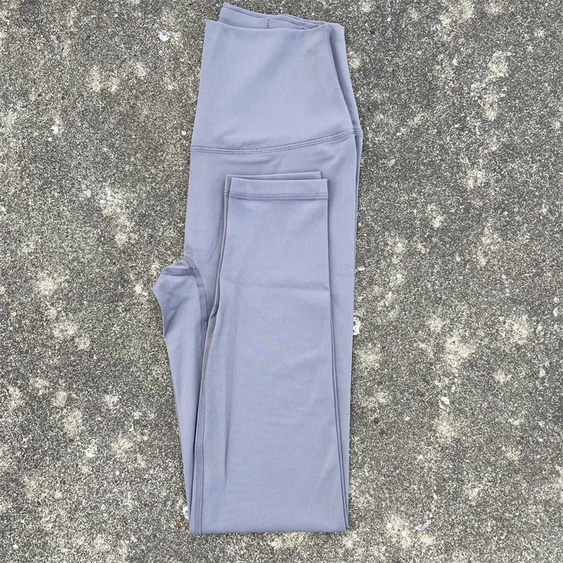 25" Yoga Sports Leggings With Pockets Women's Gym High Waist Tights Plus Size Fitness Soft Yoga Pants Running Training Trousers