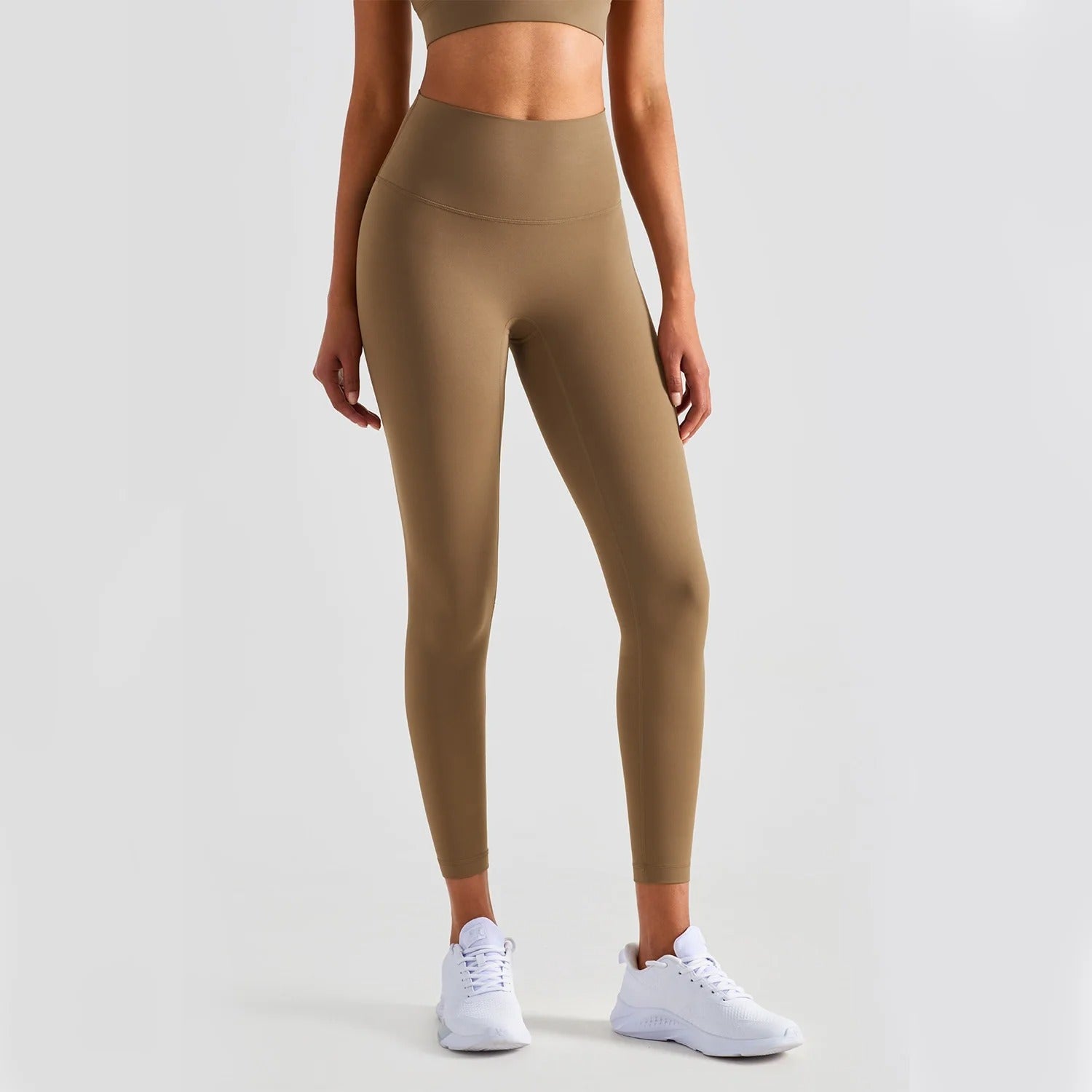 Solid Color High Waist Yoga Legging Athletic soft Women Sport Pant Tight Butter Gym Comprehensive Training Jog Back Waist Pocket