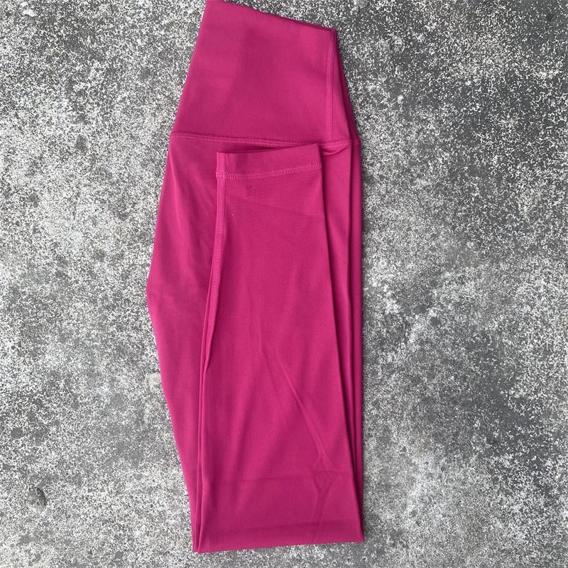 25" Yoga Sports Leggings With Pockets Women's Gym High Waist Tights Plus Size Fitness Soft Yoga Pants Running Training Trousers