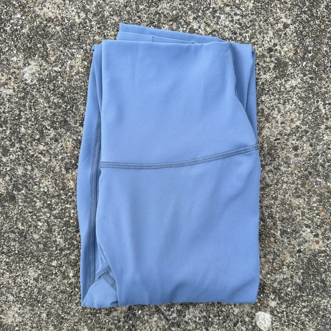 Solid Color High Waist Yoga Legging Athletic soft Women Sport Pant Tight Butter Gym Comprehensive Training Jog Back Waist Pocket