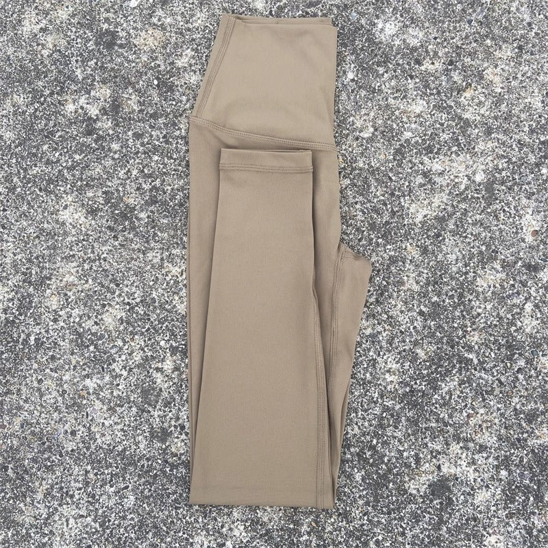 25" Yoga Sports Leggings With Pockets Women's Gym High Waist Tights Plus Size Fitness Soft Yoga Pants Running Training Trousers