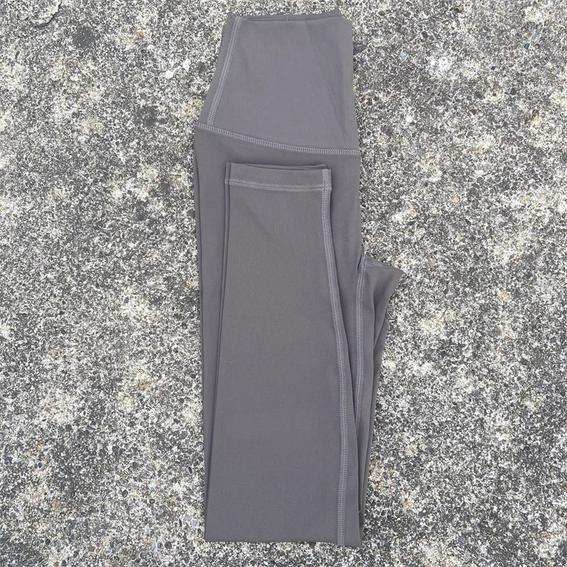 25" Yoga Sports Leggings With Pockets Women's Gym High Waist Tights Plus Size Fitness Soft Yoga Pants Running Training Trousers