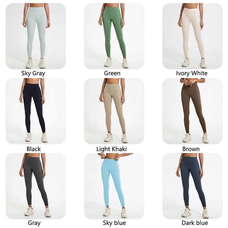 Super Soft Fabrics High Waist Leggings Quick-Dry Gym Yoga Pants Running Workout Tights Push Up Sports Leggings Women