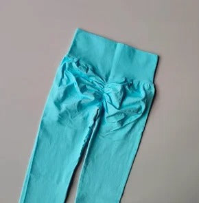 Seamless High Waisted Leggings Sport Through Yoga Hip Lifting Gym Running Quick Dry Pants Scrunch Butt Pants