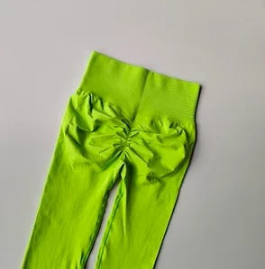 Seamless High Waisted Leggings Sport Through Yoga Hip Lifting Gym Running Quick Dry Pants Scrunch Butt Pants