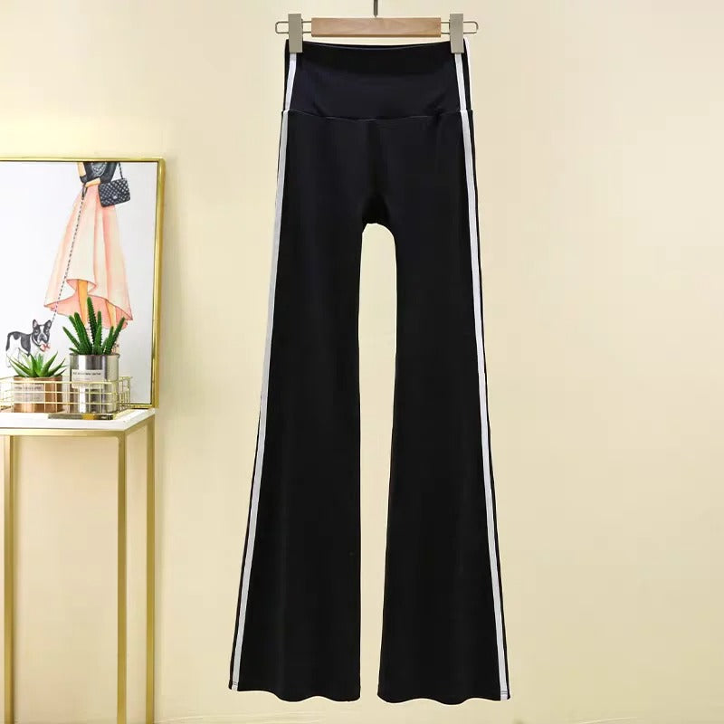Women's High Waist Yoga Pants Flared Sport Leggings Workout Flared Leggings Casual Wear Comfortable Activewear Gym Leggings