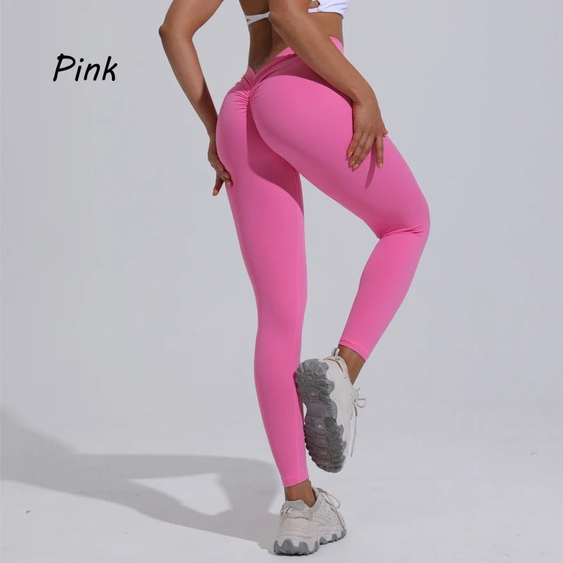 DIAS FIT JOY Women's Yoga pants back V-waist buttocks lifting pants high waist sports and fitness pants sports pants