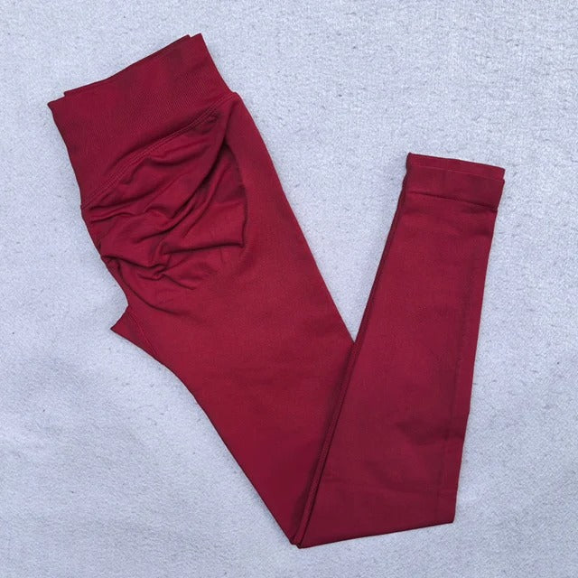 Leggings Women Scrunch Bum Gym Legging Seamless Yoga Legging Workout Yoga Pants Low Ribbed Waistband Sports Tights