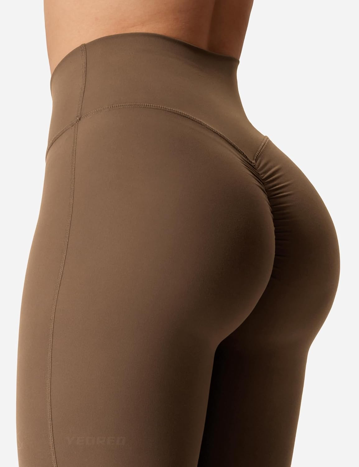 Flare Scrunch Leggings for Women V Cross Waist Bell Bottom Yoga Pants Tummy Control Bootcut Workout Leggings